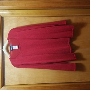 1 piece Holiday sweater red w/gold sprinkles